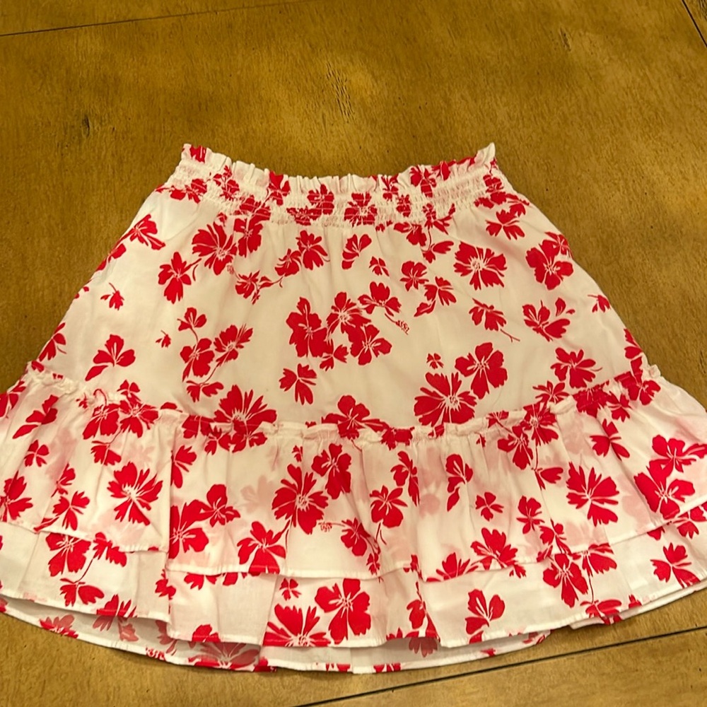 J. Crew  factory floral mini skirt.